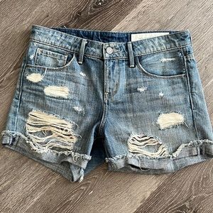 Denim shorts